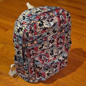 Disney Backpack - Mickey And Minnie Mouse Canvas Backpack